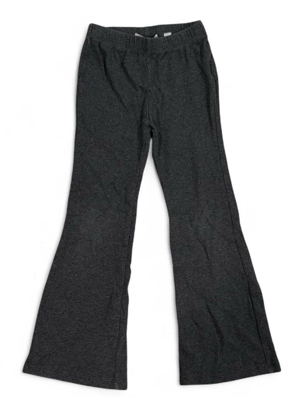 Kids Gap grey ribbed flare leggings